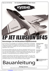 Kyosho EP JET ILLUSION DF45 Bauanleitung