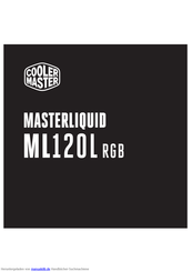 Cooler Master MASTERLIQUID ML120L RGB Installationsanleitung