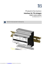 TCS FBO1200-0400 Produktinformation