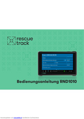 rescue track RND1010 Bedienungsanleitung