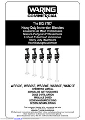 Waring Commercial BIG STIX WSB65E Bedienungsanleitung