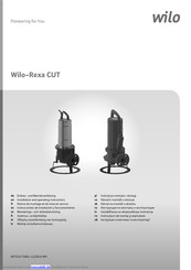 Wilo Rexa CUT Serie Einbau- Und Betriebsanleitung