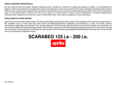 aprilla SCARABEO 125 i.e Bedienungsanleitung