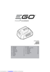 Ego Power+ CH2100E Bedienungsanleitung