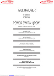 Multi-Mover PSW XL SERIES Bedienungsanleitung