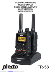 Alecto FR-58 Bedienungsanleitung