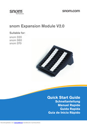 Snom Expansion Module V2.0 Schnellanleitung