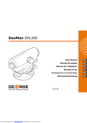 GeoMax ZAL300 Gebrauchsanweisung