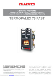 Palazzetti Termopalex 78 Produkthandbuch