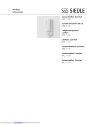 Sss Siedle HTC 711-0 Produktinformation