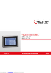 Telenot BT801UP Technische Beschreibung