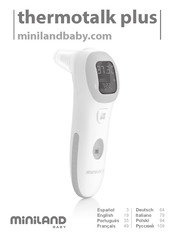 miniland baby thermotalk plus Bedienungsanleitung