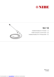 Nibe NV 10 Installateurhandbuch