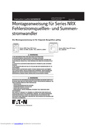 Eaton Serie NRX Montageanweisung