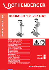 Rothenberger RODIACUT 131 DWS Bedienungsanleitung