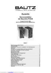 BAUTZ PC830 Kurzinfo