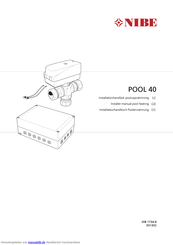 Nibe POOL 40 Installateurhandbuch