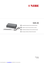 Nibe SMS 40 Installateurhandbuch