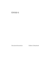 Electrolux E31552-5 Benutzerinformation