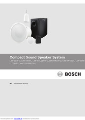 Bosch LC6-SW100-L Installationanleitung