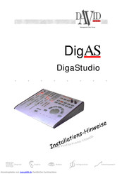 DAVID DigAS DigaStudio Installationshinweise