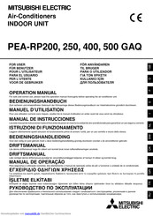 Mitsubishi Electric PEA-RP200GAQ Bedienungshandbuch
