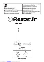 Razor t3 Bedienungsanleitung