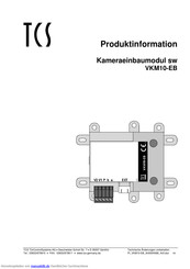 Tcs VKM10-EB Produktinformation