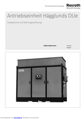 REXROTH Hägglunds DUe series Installations- Und Wartungshandbuch