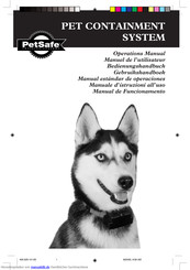 Petsafe PET CONTAINMENT SYSTEM Bedienungshandbuch