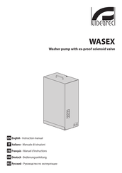 Videotec WASEX Bedienungsanleitung