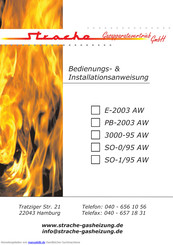 STRACHE SO-0/95 AW Bedienungs- & Installationsanweisung