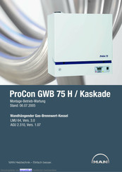 Man Procon GWB 75 kaskade Montage-Betrieb-Wartung
