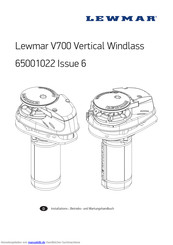 Lewmar V700 Installations- Betriebs Und Wartungshandbuch