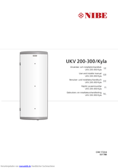 Nibe UKV 200 Kyla Benutzer- Und Installateurhandbuch