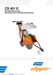 Norton Clipper CS 451 E Betriebsanleitung