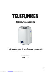 Telefunken Aqua Steam Automatic Bedienungsanleitung