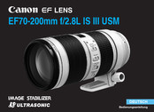 Canon EF-70-200mm f/2.8L IS USM Bedienungsanleitung