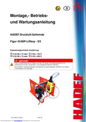 HADEF Figur 43/86P-Liftboy - EX Montage-, Betriebs- Und Wartungsanleitung