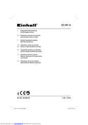 EINHELL CC-HS 12 Originalbetriebsanleitung