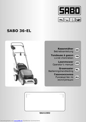 Sabo 36-EL Betriebsanleitung