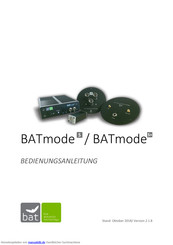 bat bioacoustictechnology BATmode S+ Bedienungsanleitung