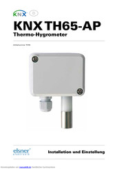 elsner elektronik KNX TH65-AP Installation Und Einstellung