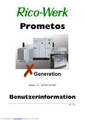 Rico-Werk Prometos X Generation Benutzerinformation
