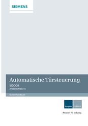 Siemens SIDOOR ATE530S Systemhandbuch