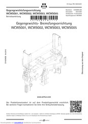 Wittur WCWSG05 Betriebsanleitung
