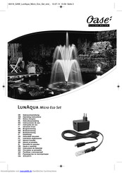 Oase LunAqua Micro Eco Set Gebrauchsanleitung