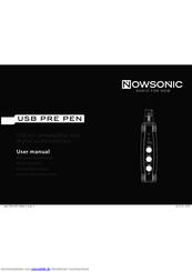 Nowsonic USB PRE PEN Bedienungsanleitung