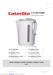 Caterlite L077 Bedienungsanleitung