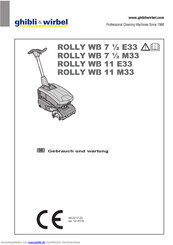 Ghibli & Wirbel Rolly WB 11 E33 Gebrauch Und Wartung